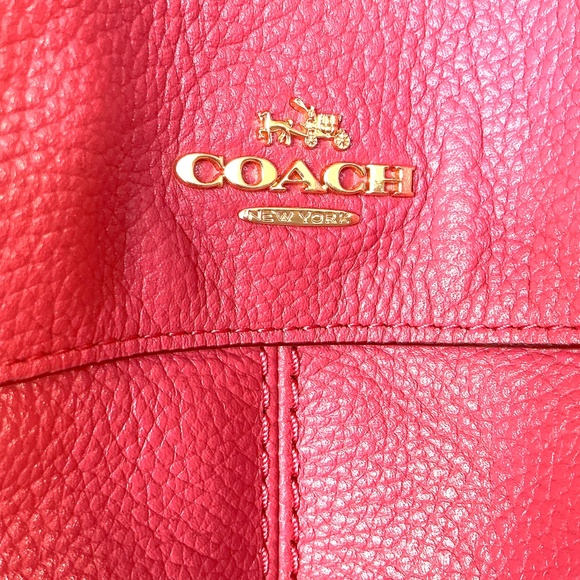 Vintage COACH Lexy Shoulder Bag Leather Suede Pink Ex-Large - Picture 2 of 8